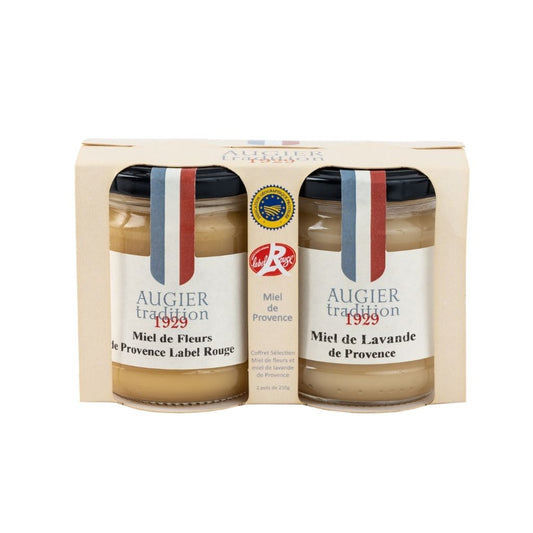 Coffret Miel de Lavande et Miel de Fleurs de Provence IGP Label Rouge